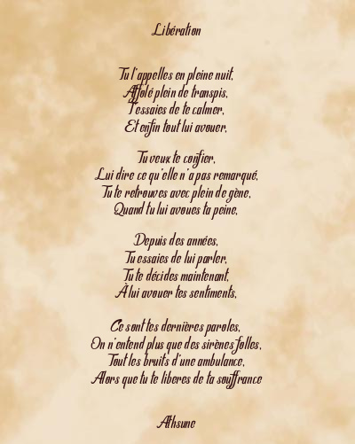 Le poème en image: Libération