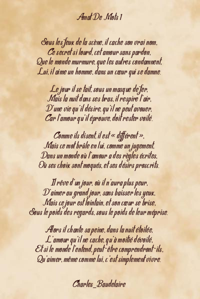 Le poème en image: Amat De Mots 1