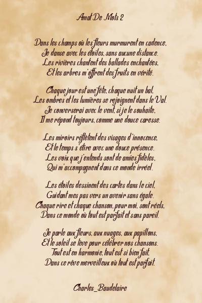 Le poème en image: Amat De Mots 2