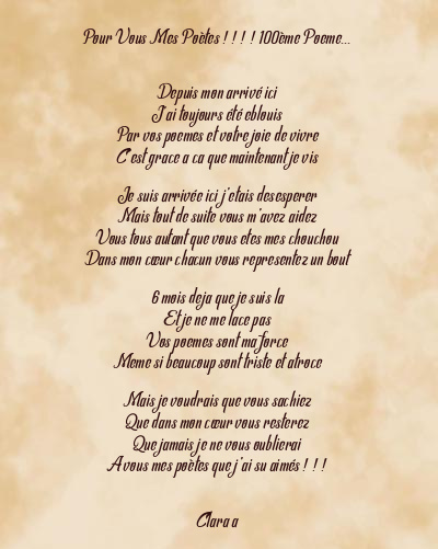 Le poème en image: Pour Vous Mes Poètes ! ! ! ! 100Ème Poeme…