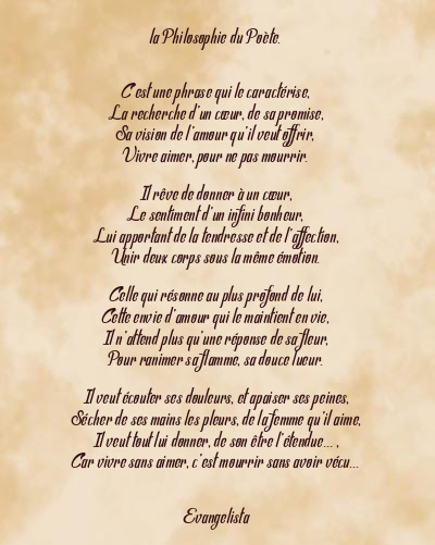Le poème en image: La Philosophie Du Poète.