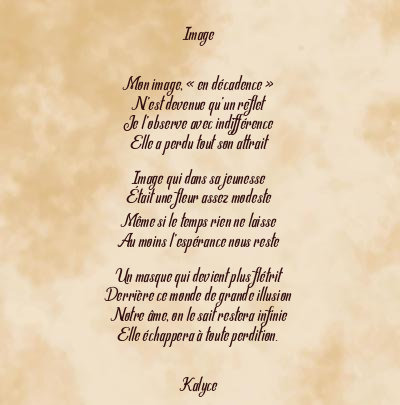 Le poème en image: Image