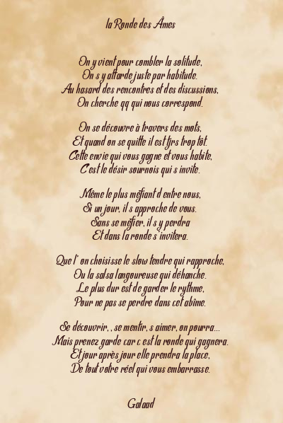 Le poème en image: La Ronde Des Âmes