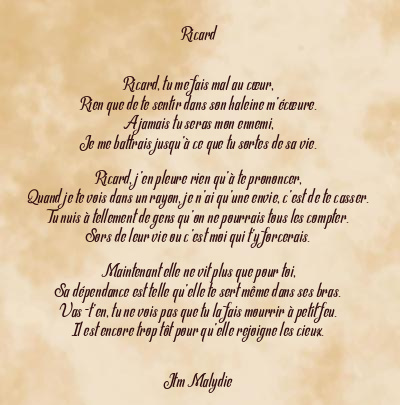 Le poème en image: Ricard