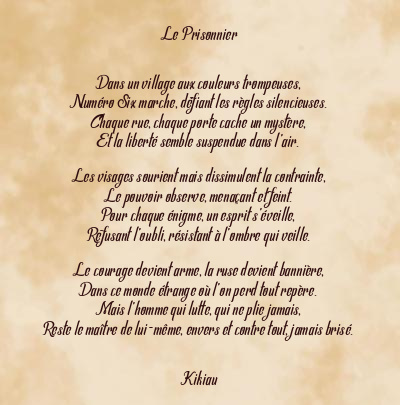 Le poème en image: Le Prisonnier