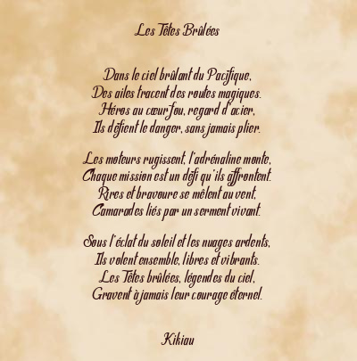 Le poème en image: Les Têtes Brûlées