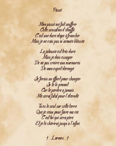 Le poème en image: Passé