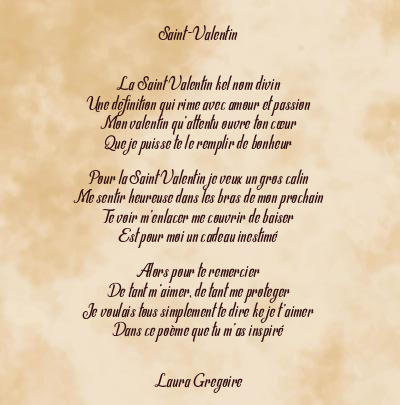 Le poème en image: Saint-Valentin
