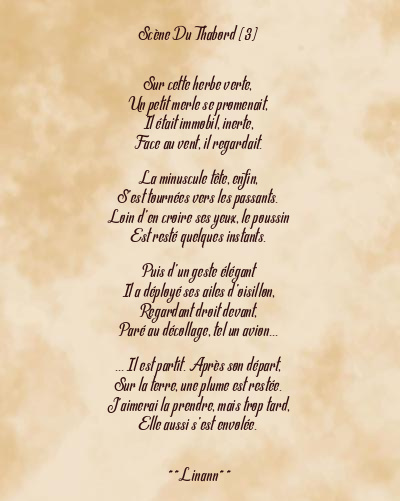 Le poème en image: Scène Du Thabord (3)