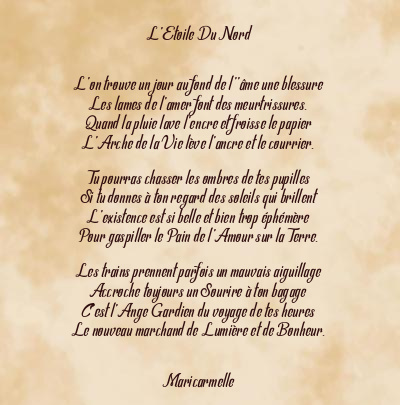 Le poème en image: L’etoile Du Nord