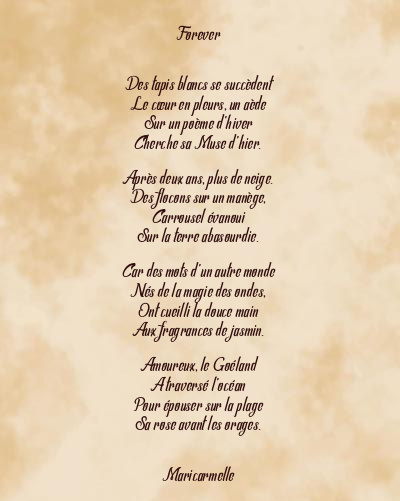 Le poème en image: Forever