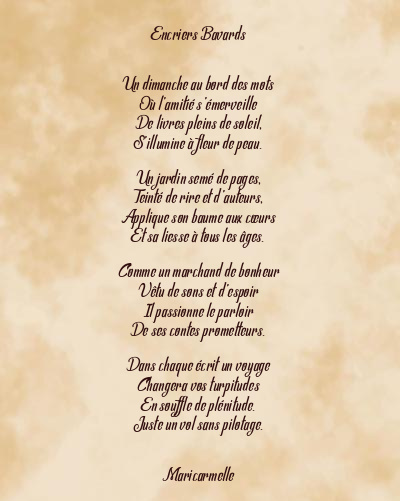 Le poème en image: Encriers Bavards