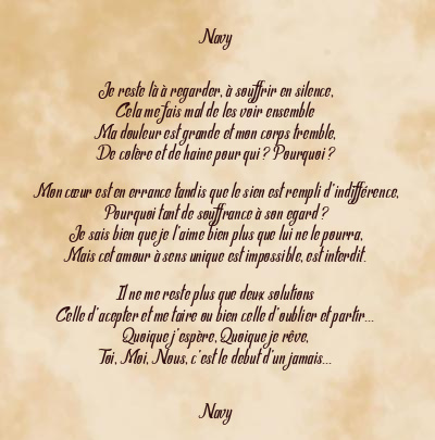 Le poème en image: Navy
