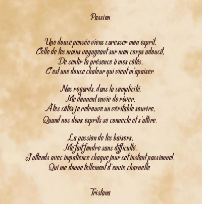 Le poème en image: Passion