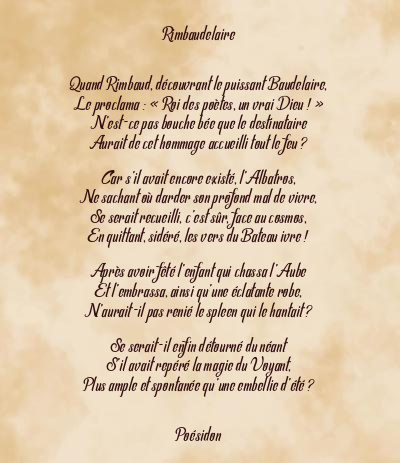 Le poème en image: Rimbaudelaire