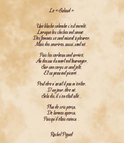 Le poème en image: Le « Salaud »
