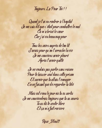 Le poème en image: Toujours La Pour Toi ! !