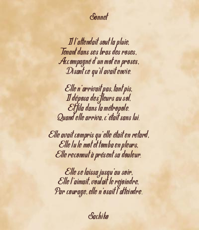 Le poème en image: Sonnet
