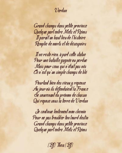 Le poème en image: Verdun