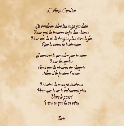 Le poème en image: L’ange Gardien