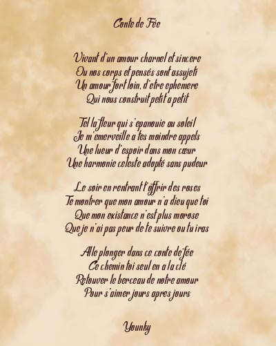Le poème en image: Conte De Fée