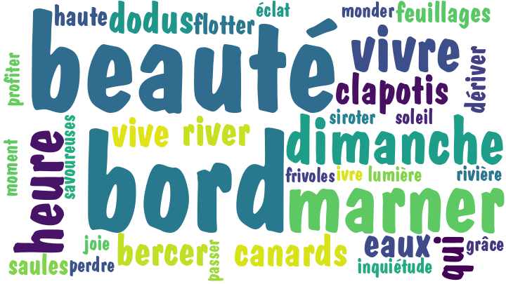 Poème Beauté: Un Dimanche En Bord De Marne (208117)